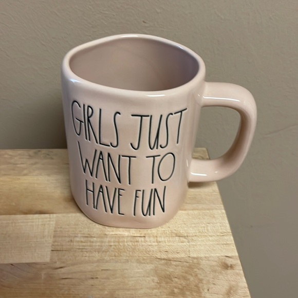 Rae Dunn Other - Rae Dunn Girls Just Want To Have Fun Pink Mug